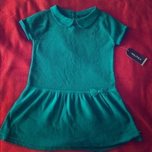 3T Toddler Girl’s Short Sleeve Nautica Dress